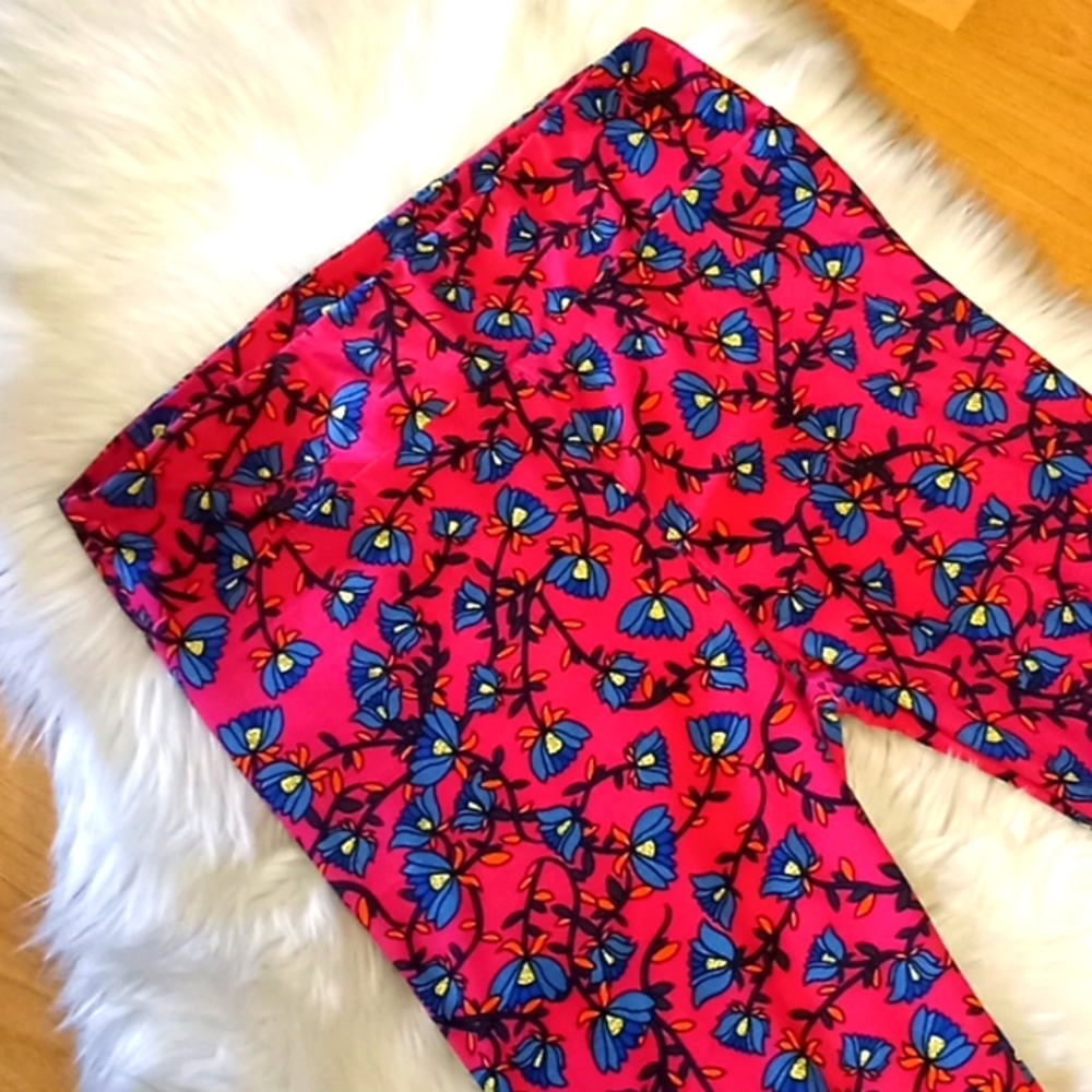 LulaRoe Floral Printed Leggings- T&C-#1569+